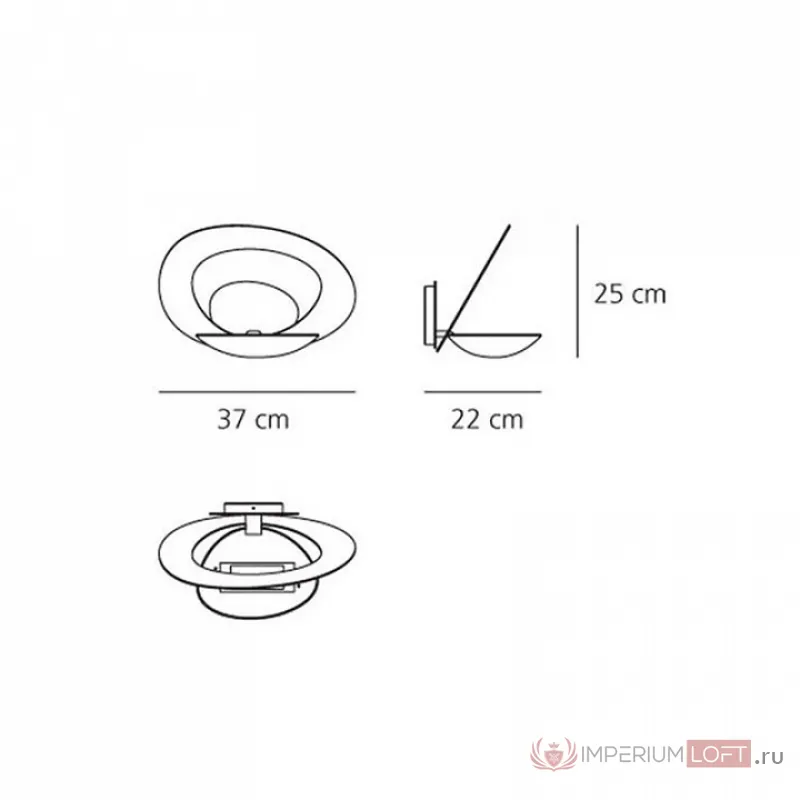 Бра Artemide 1240020A от ImperiumLoft
