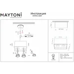 Накладной светильник Maytoni Slim C015CL-02W от ImperiumLoft
