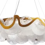 Подвесная люстра Stilfort Sweet 2130/03/10P Цвет плафонов прозрачный Цвет арматуры золото