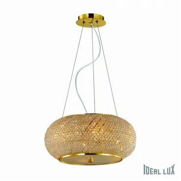 Подвесной светильник Ideal Lux Pasha PASHA&#039; SP6 ORO Цвет арматуры золото Цвет плафонов прозрачный