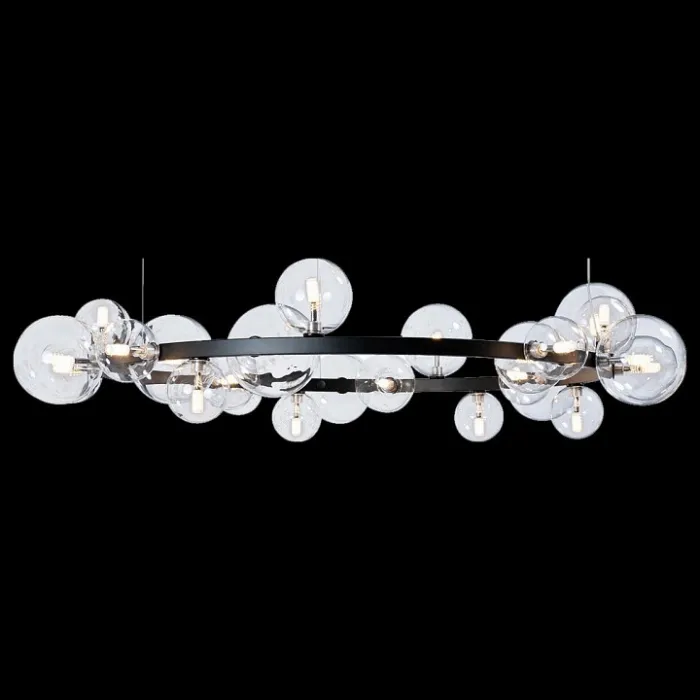 Подвесной светильник Loft it Molecule 10023/850 Цвет арматуры черный Цвет плафонов прозрачный от ImperiumLoft