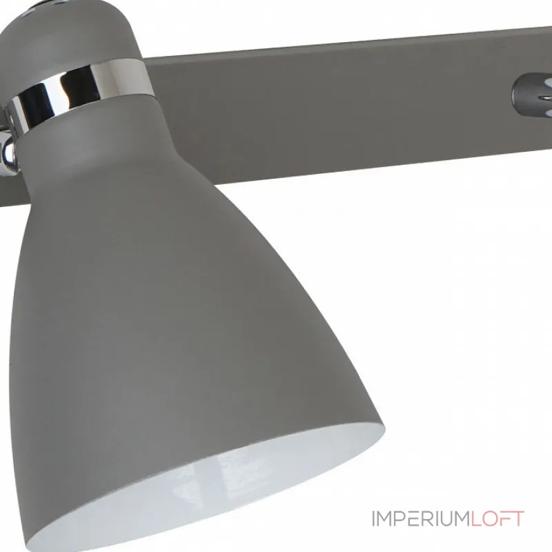 Спот Arte Lamp Mercoled A5049AP-2GY Цвет арматуры серый Цвет плафонов серый Спот Arte Lamp Mercoled A5049AP-2GY Цвет арматуры серый Цвет плафонов серый