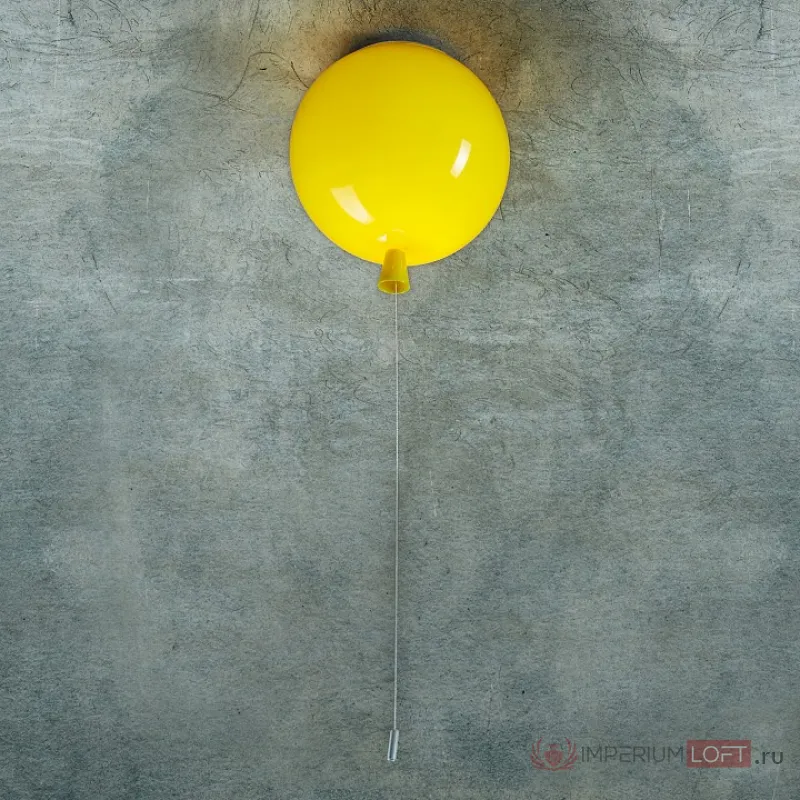 Накладной светильник Loft it 5055 5055C/M yellow Цвет арматуры белый Цвет плафонов желтый от ImperiumLoft