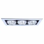 Встраиваемый светильник Arte Lamp Technika 2 A5930PL-3SI Цвет арматуры серебро Цвет плафонов серебро от ImperiumLoft