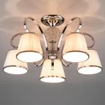 Потолочная люстра Eurosvet Tessa 60088/5 хром от ImperiumLoft