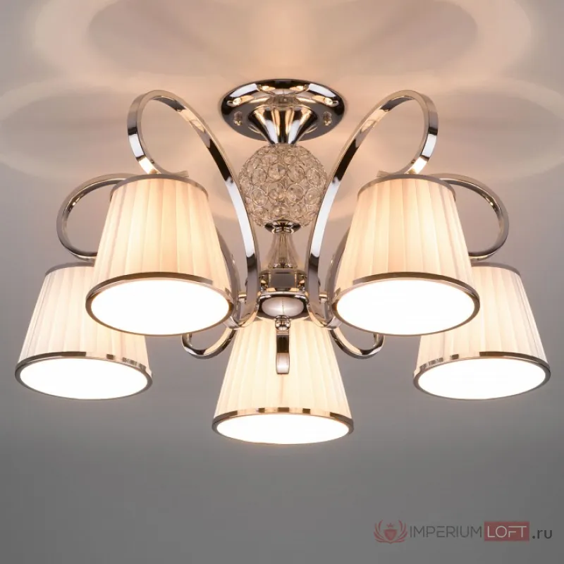 Потолочная люстра Eurosvet Tessa 60088/5 хром от ImperiumLoft