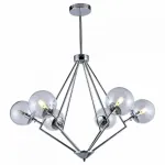 Люстра на штанге Stilfort Campilo 2037/09/06P Цвет плафонов прозрачный Цвет арматуры хром от ImperiumLoft