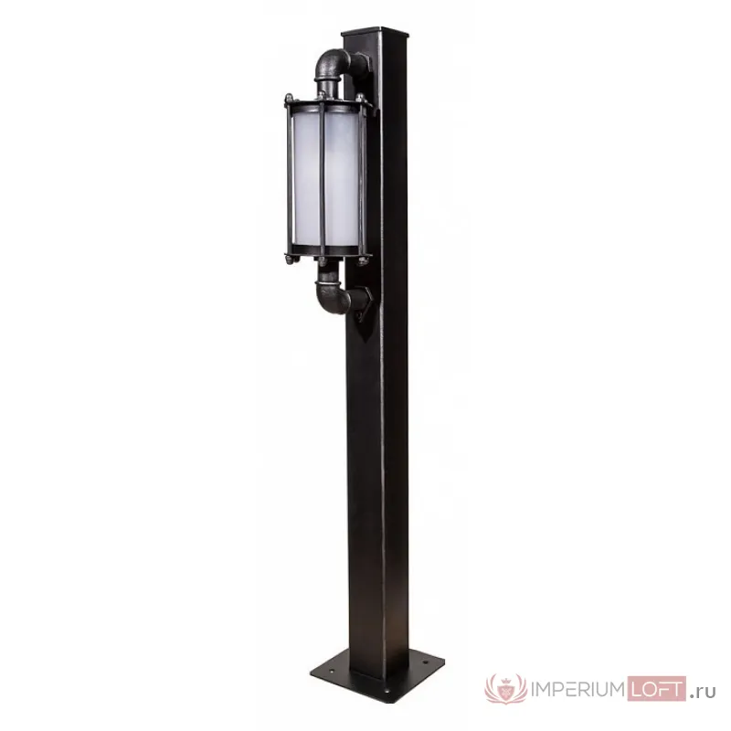 Наземный высокий светильник Лофт V10121 Цвет арматуры черный Цвет плафонов черно-белый от ImperiumLoft