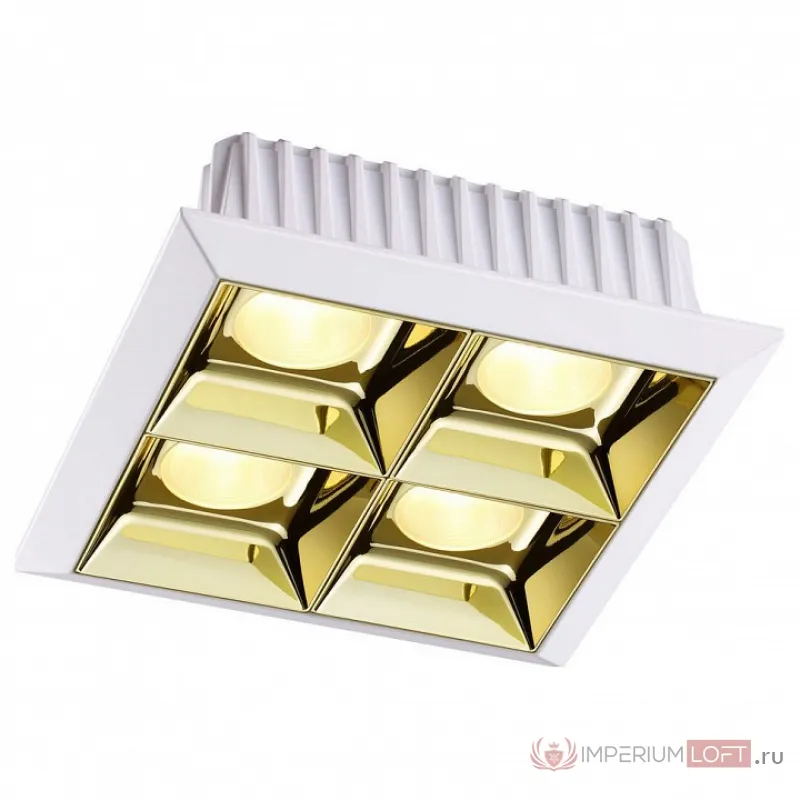 Встраиваемый светильник Novotech Antey 357851 Цвет арматуры золото от ImperiumLoft