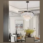 Подвесной светильник DeLight Collection Crystal Chemistry GP15071-L nickel от ImperiumLoft