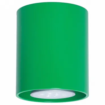 Накладной светильник TopDecor Tubo 8 Tubo8 P1 31 Цвет арматуры зеленый