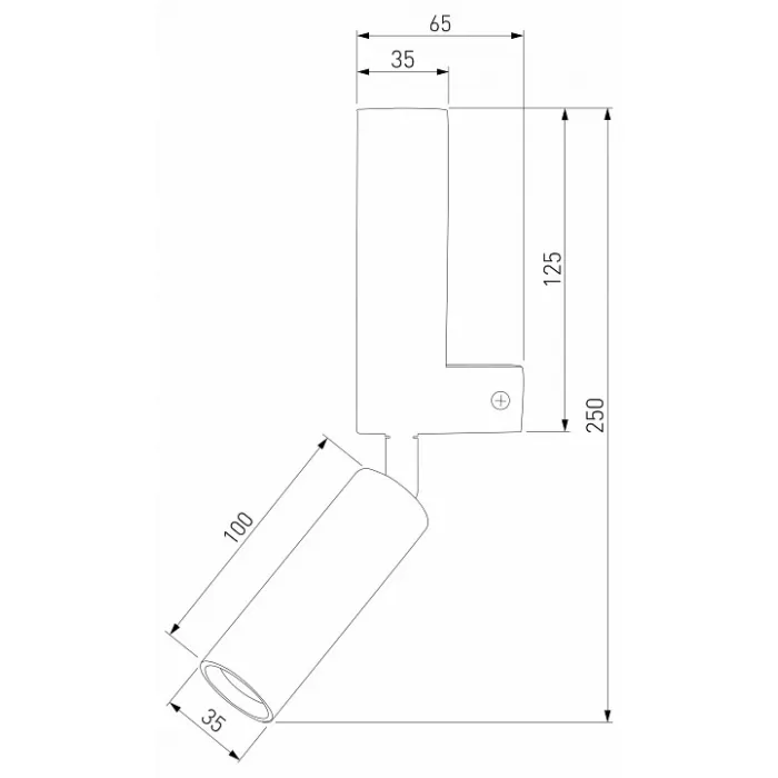 Бра с подсветкой Eurosvet Pitch 40020/1 LED белый/хром от ImperiumLoft
