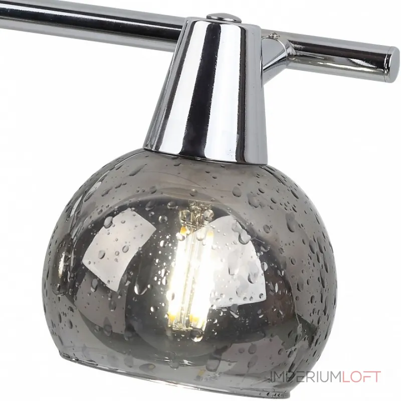 Спот Rivoli Gocce W3 CR Б0038123 Цвет арматуры хром Цвет плафонов серый
