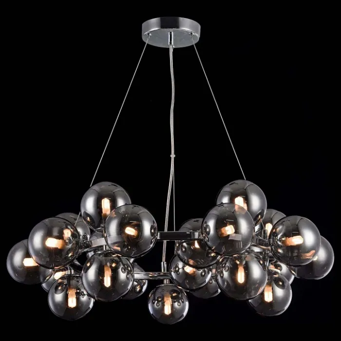 Подвесная люстра Maytoni Dallas MOD548PL-25CH Цвет арматуры хром Цвет плафонов серый от ImperiumLoft