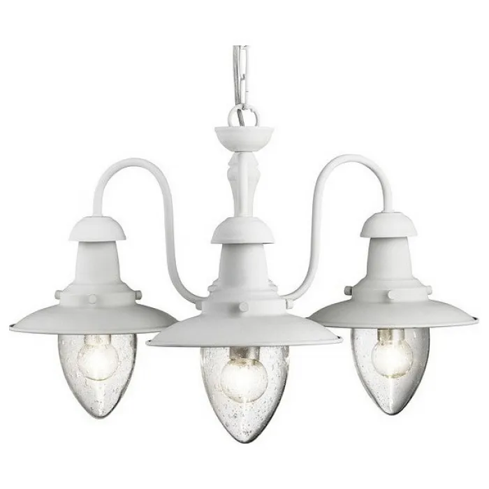 Подвесная люстра Arte Lamp Fisherman A5518LM-3WH Цвет арматуры белый Цвет плафонов прозрачный от ImperiumLoft