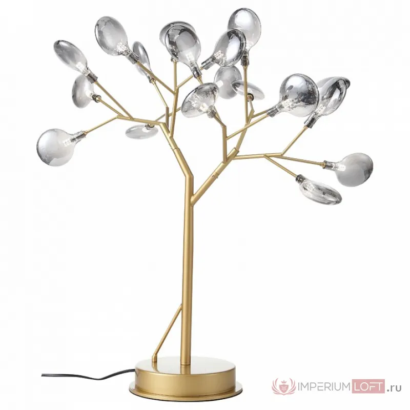 Настольная лампа декоративная ST-Luce Riccardo SL411.214.18 Золото , плафон Белый от ImperiumLoft
