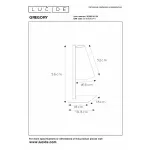 Настольная лампа декоративная Lucide Gregory 30595/81/30 от ImperiumLoft