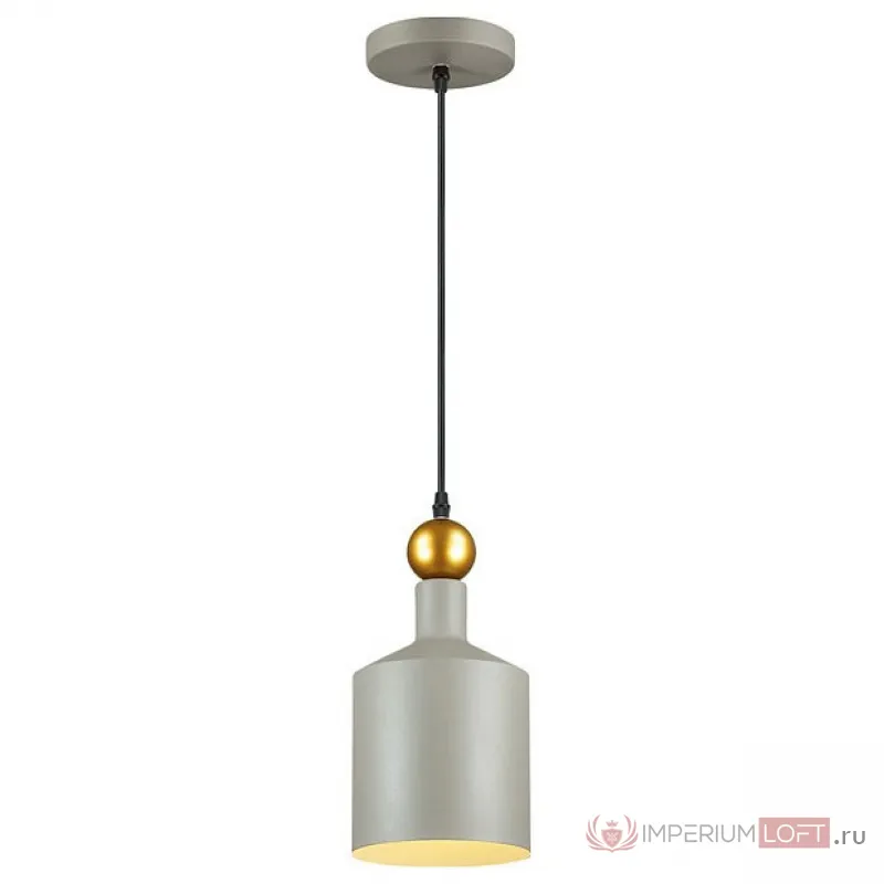 Подвесной светильник Odeon Light Bolli 4086/1 Цвет арматуры серый Цвет плафонов золото от ImperiumLoft