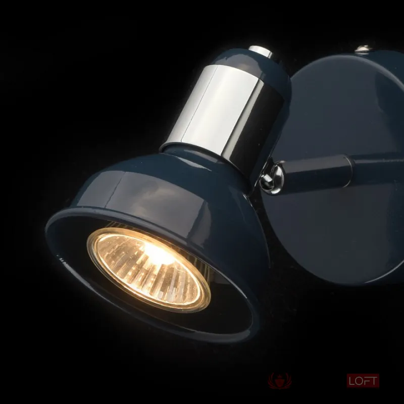 Спот MW-Light Хоф 552020701 Цвет арматуры синий Цвет плафонов синий от ImperiumLoft