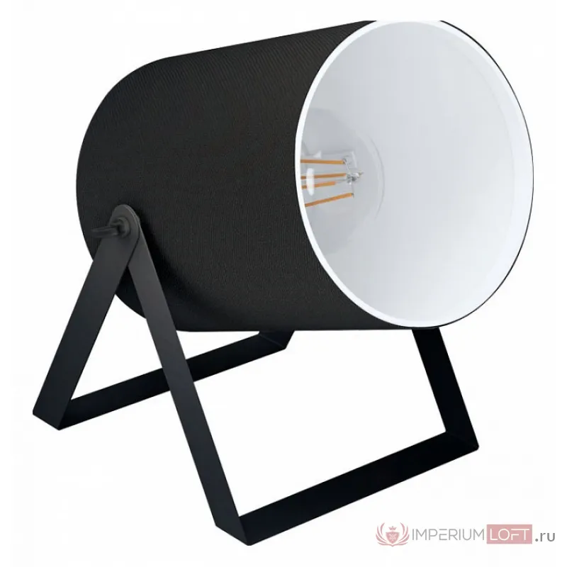 Настольная лампа декоративная Eglo Villabate 1 99103 Цвет плафонов черный Цвет арматуры черный от ImperiumLoft
