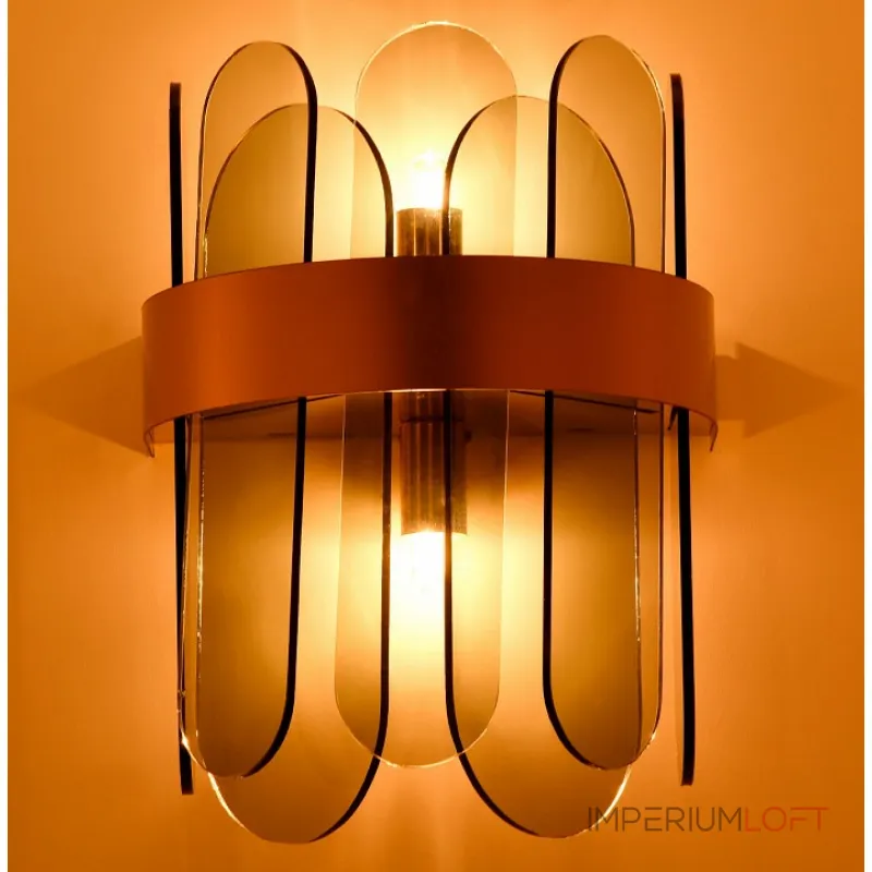 Бра Ambrella Traditional 14 TR5348 Цвет арматуры золото Цвет плафонов серый