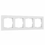 Рамка на 4 поста Werkel W0042401 (белый) Цвет арматуры белый