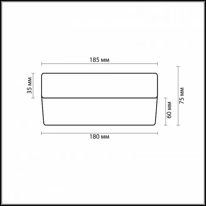 Накладной светильник Odeon Light Presto 2405/1C Цвет арматуры хром от ImperiumLoft