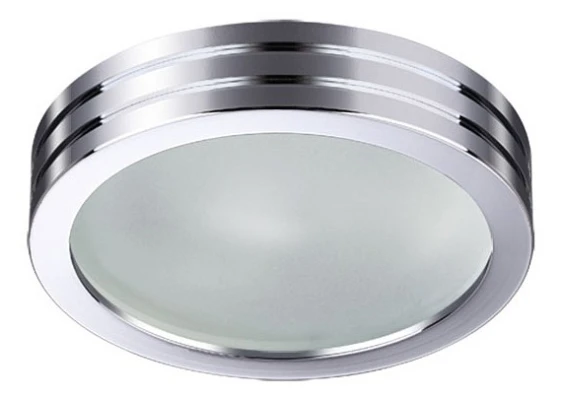 Встраиваемый светильник Novotech Damla 370388 Цвет арматуры хром Цвет плафонов белый