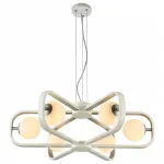 Подвесная люстра Maytoni Avola MOD431-PL-06-WS Цвет арматуры серебро Цвет плафонов белый от ImperiumLoft