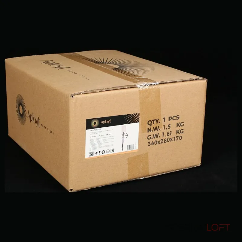 Бра Aployt Kinia APL.708.01.01 Цвет арматуры хром Цвет плафонов белый