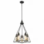 Подвесной светильник Vele Luce Storm 742 VL6136P05 Цвет арматуры коричневый Цвет плафонов коричневый от ImperiumLoft