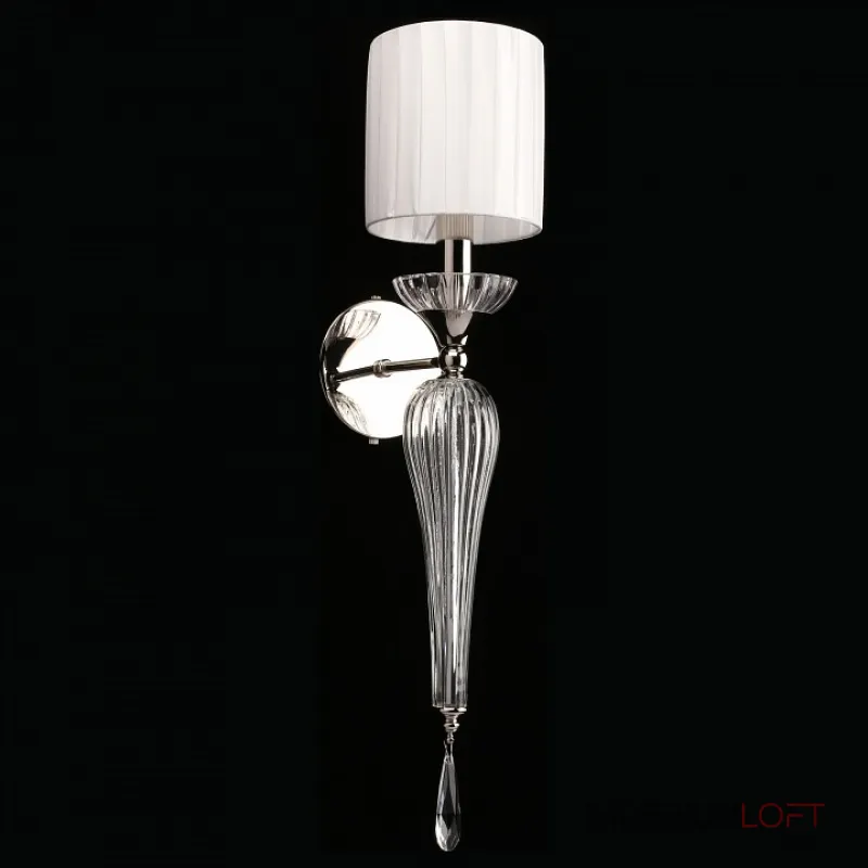 Бра Aployt Kinia APL.708.01.01 Цвет арматуры хром Цвет плафонов белый