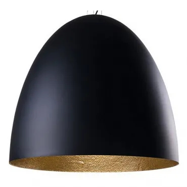 Подвесной светильник Nowodvorski Egg XL 9026 Цвет арматуры черный Цвет плафонов золото от ImperiumLoft