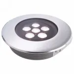 Встраиваемый в дорогу светильник Deko-Light Flat I WW 100115 Цвет арматуры серебро Цвет плафонов прозрачный от ImperiumLoft