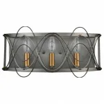 Бра Vele Luce Stradivario 742 VL4104W03 Цвет арматуры никель Цвет плафонов черный от ImperiumLoft