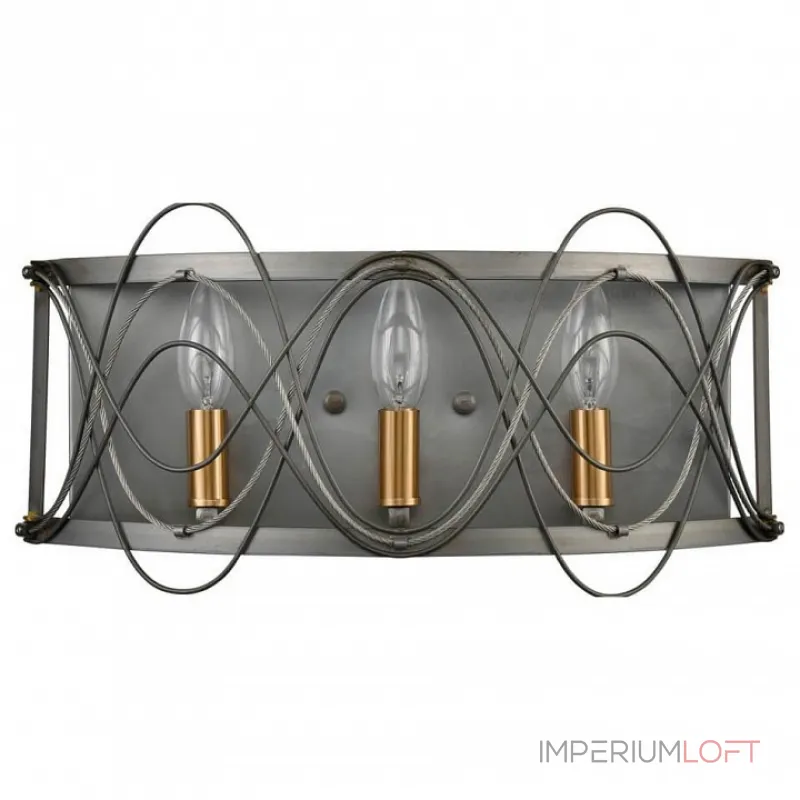 Бра Vele Luce Stradivario 742 VL4104W03 Цвет арматуры никель Цвет плафонов черный Бра Vele Luce Stradivario 742 VL4104W03 Цвет арматуры никель Цвет плафонов черный
