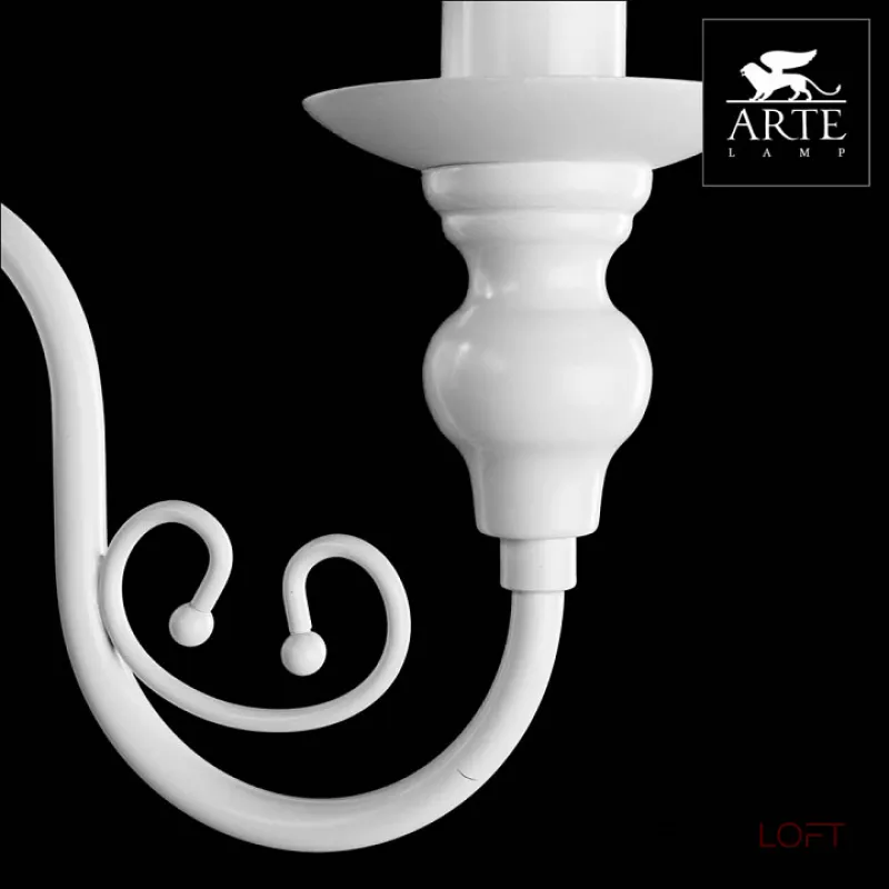 Бра Arte Lamp Bambina A7020AP-1WH Цвет арматуры белый Цвет плафонов белый
