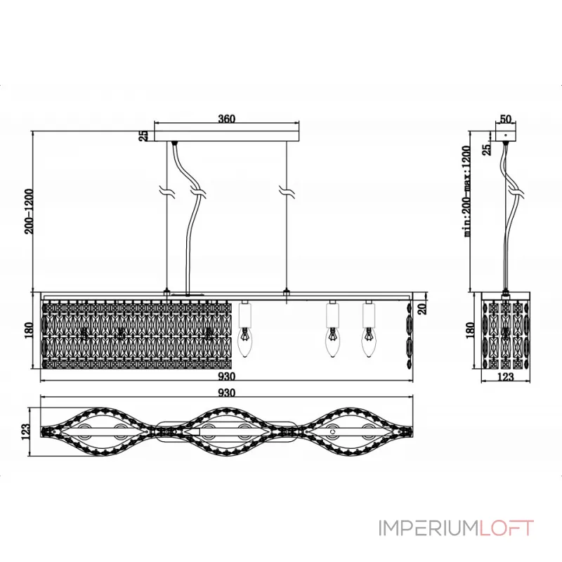 Подвесной светильник Maytoni Dune DIA005PL-06G Подвесной светильник Maytoni Dune DIA005PL-06G