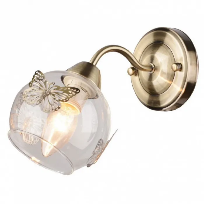 Бра Arte Lamp Alessandra A5004AP-1AB Цвет арматуры бронза Цвет плафонов бронза от ImperiumLoft
