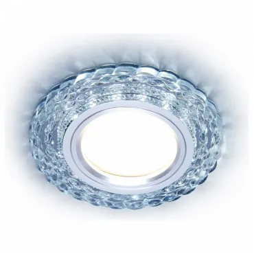 Встраиваемый светильник Ambrella Compo 1 S287 цвет арматуры хром цвет плафонов прозрачный