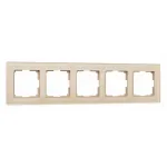 Рамка на 5 постов Werkel шампань,стекло W0051111