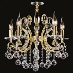 Подвесная люстра Osgona Elegante 708052 Цвет арматуры золото Цвет плафонов прозрачный от ImperiumLoft