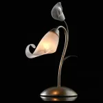 Настольная лампа декоративная MW-Light Восторг 19 242037301 Цвет плафонов белый Цвет арматуры латунь от ImperiumLoft