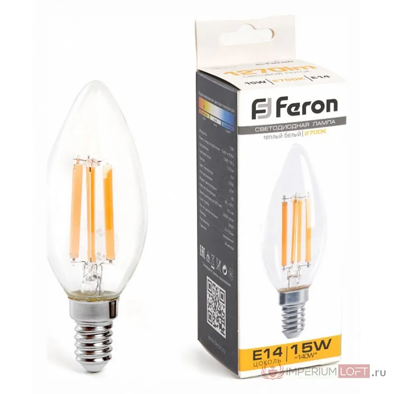 Лампа светодиодная Feron LB-717 E14 15Вт 2700K 38256 от ImperiumLoft