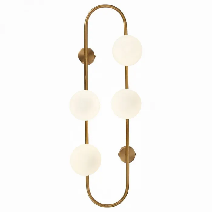Бра ST-Luce Vera SL1149.301.04 Цвет плафонов белый Цвет арматуры латунь от ImperiumLoft