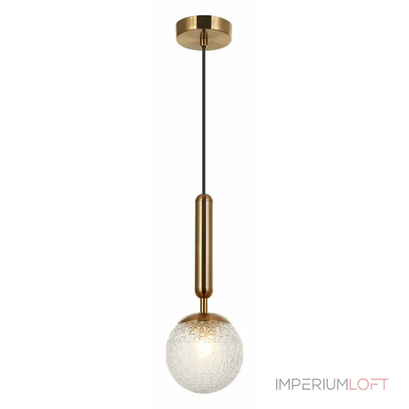 Подвесной светильник Stilfort Felis 2098/00/01P Цвет плафонов прозрачный Цвет арматуры бронза