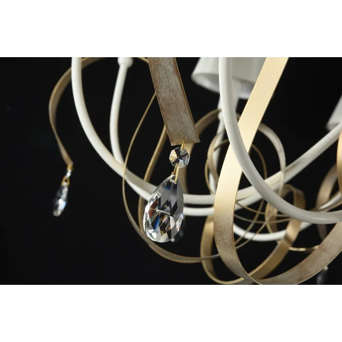 Подвесная люстра Maytoni Intreccio ARM010-12-W Цвет арматуры белый Цвет плафонов белый от ImperiumLoft