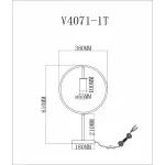 Настольная лампа декоративная Moderli Nasty V4071-1T от ImperiumLoft