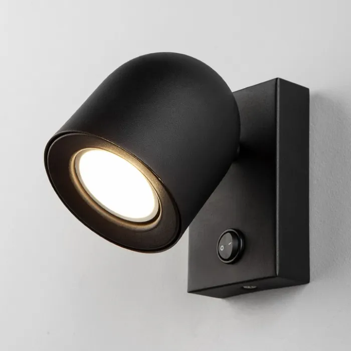 Бра Elektrostandard 1009 a047871 Цвет плафонов черный Цвет арматуры черный от ImperiumLoft