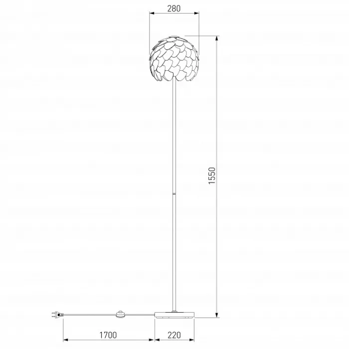 Торшер Bogate's Cedro 01100/1 от ImperiumLoft